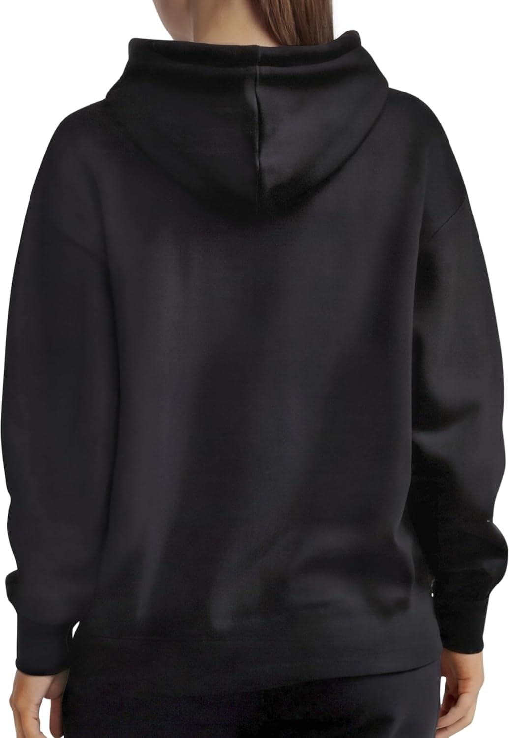 image:imageChampion Womens Pullover Fleece Hoodie Loose Fit Midweight Script Logo Available in Regular and PlusBlack Embroidered Script Logo