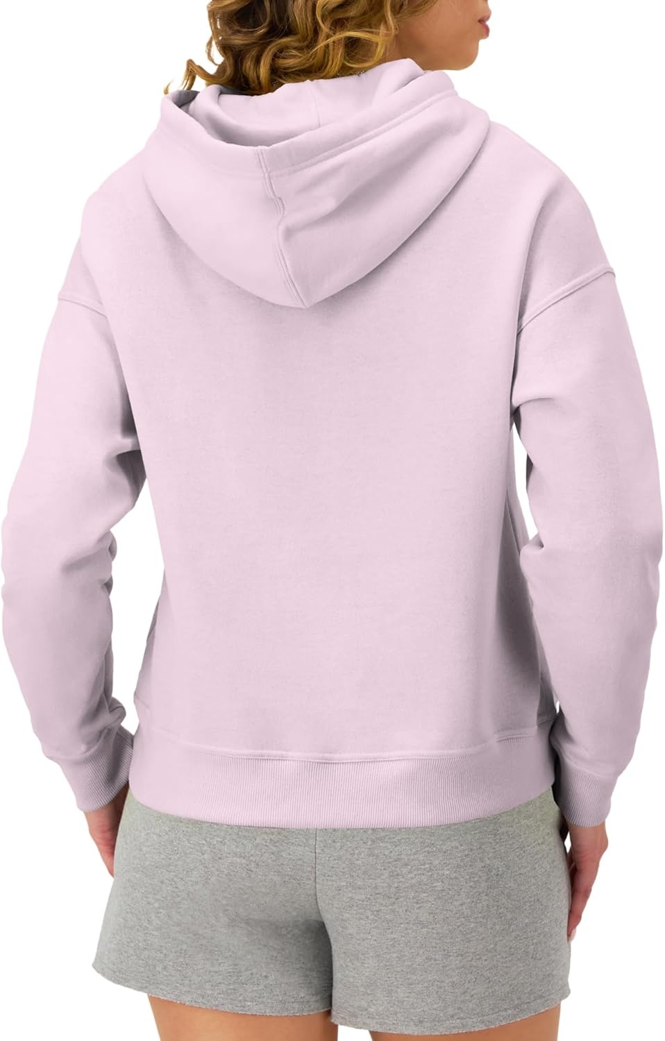 image:imageChampion Womens Pullover Fleece Hoodie Loose Fit Midweight Script Logo Available in Regular and PlusChantilly Pink Script