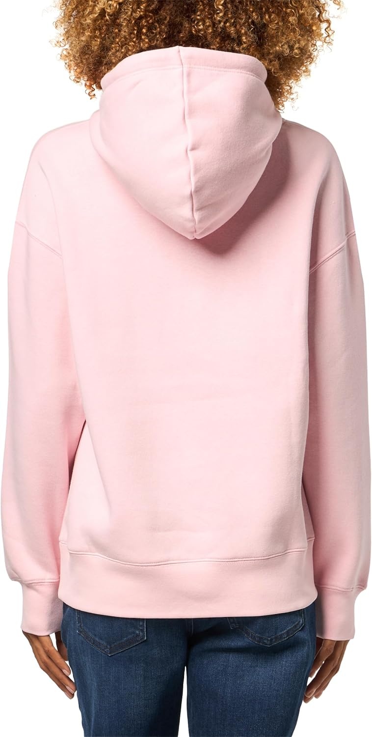 image:imageChampion Womens Pullover Fleece Hoodie Loose Fit Midweight Script Logo Available in Regular and PlusRose Shadow Embroidered Script Logo