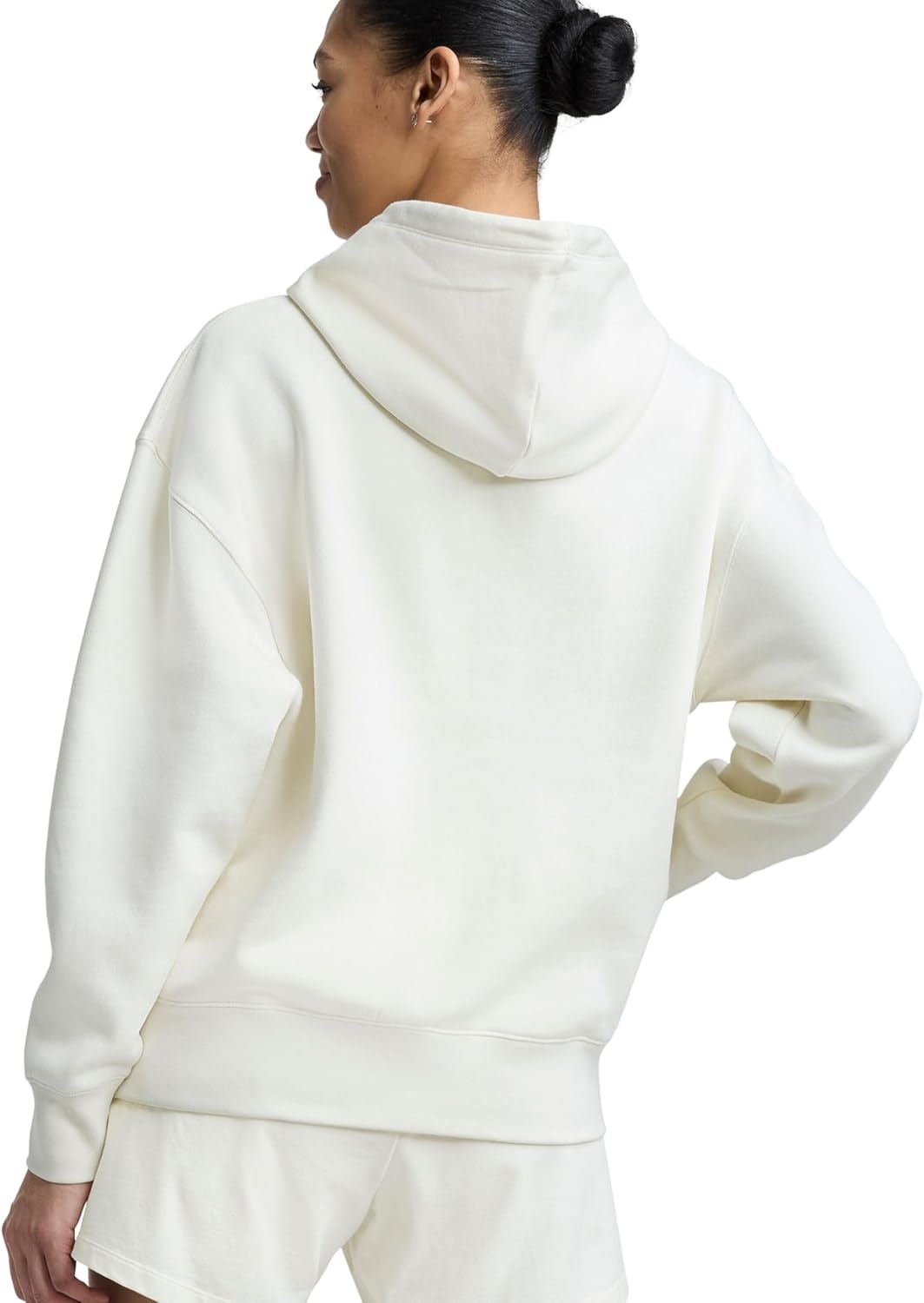 image:imageChampion Womens Pullover Fleece Hoodie Loose Fit Midweight Script Logo Available in Regular and PlusUnbleached Cotton Embroidered Script Logo