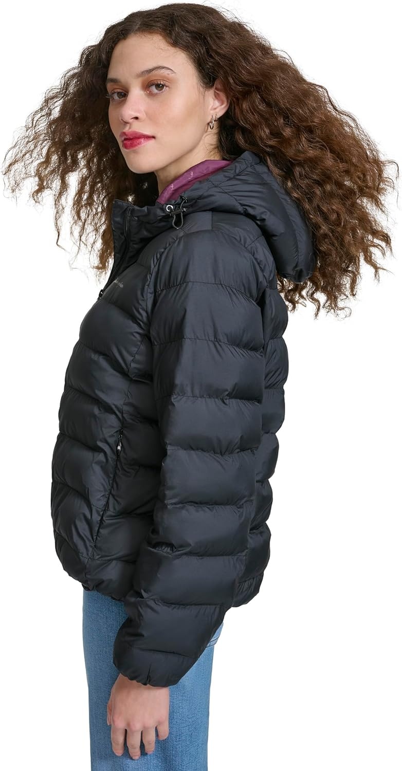 image:imageChampion Womens Quilted Coat Packable Puffer Jacket With HoodBlack