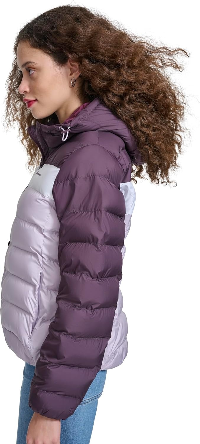 image:imageChampion Womens Quilted Coat Packable Puffer Jacket With HoodPlum Perfect Combo
