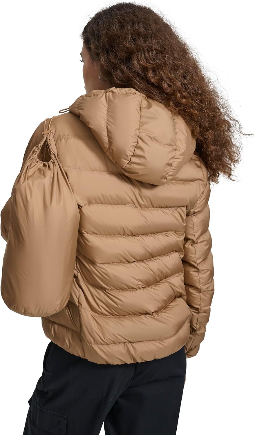 image:imageChampion Womens Quilted Coat Packable Puffer Jacket With HoodTobacco