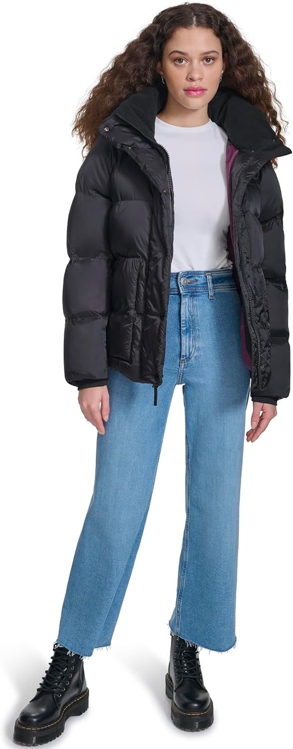 image:imageChampion Womens Quilted Midweight Puffer Jacket With HoodBlack