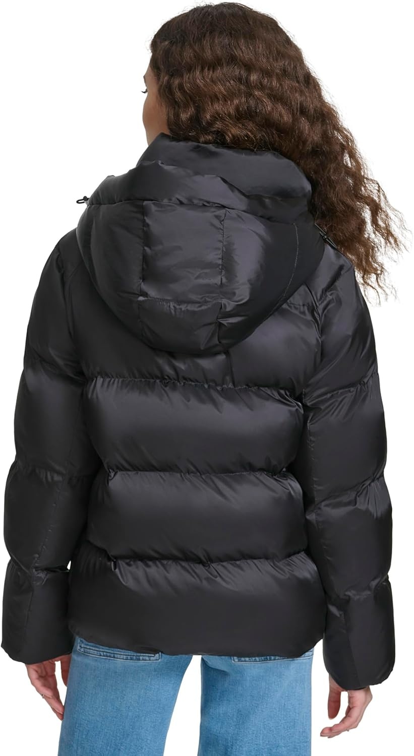 image:imageChampion Womens Quilted Midweight Puffer Jacket With HoodBlack