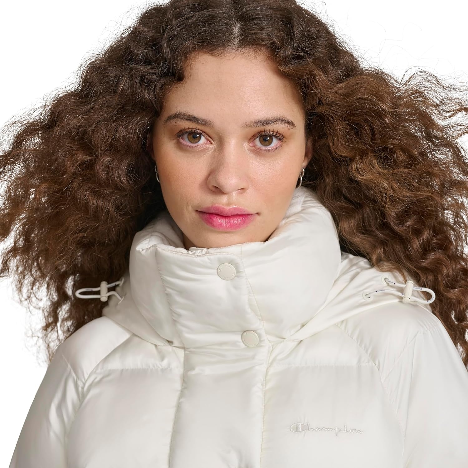 image:imageChampion Womens Quilted Midweight Puffer Jacket With HoodMarshmallow