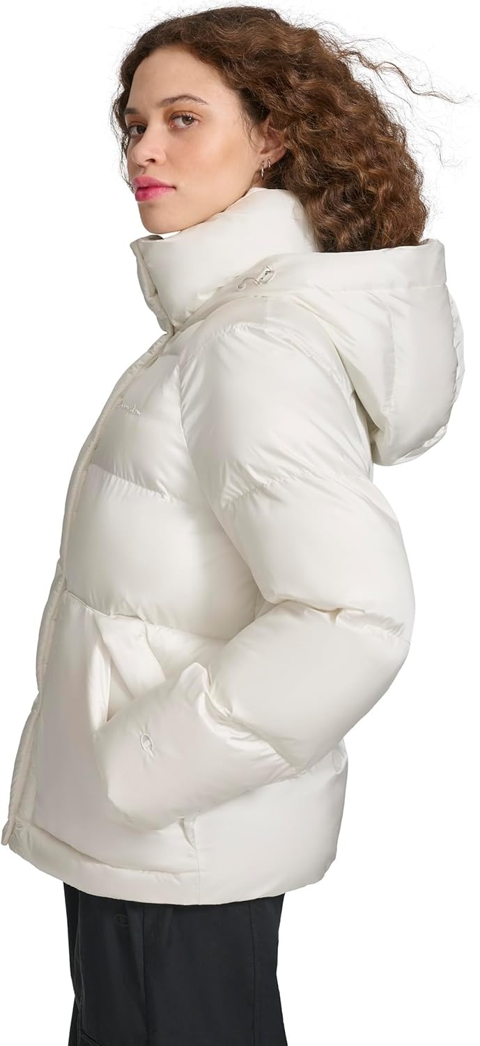 image:imageChampion Womens Quilted Midweight Puffer Jacket With HoodMarshmallow