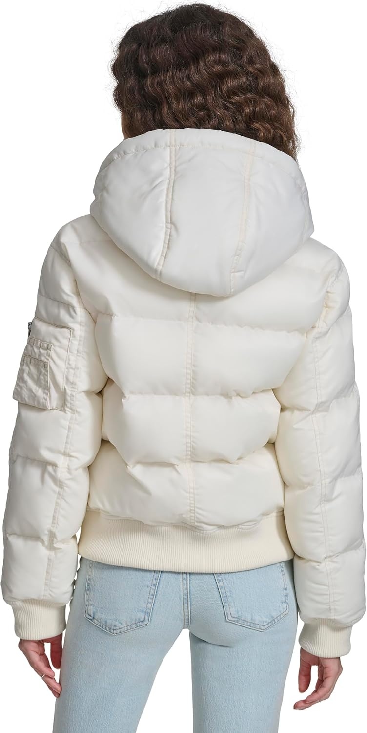 image:imageChampion Womens Quilted Snorkel Puffer Jacket With HoodMarshmallow