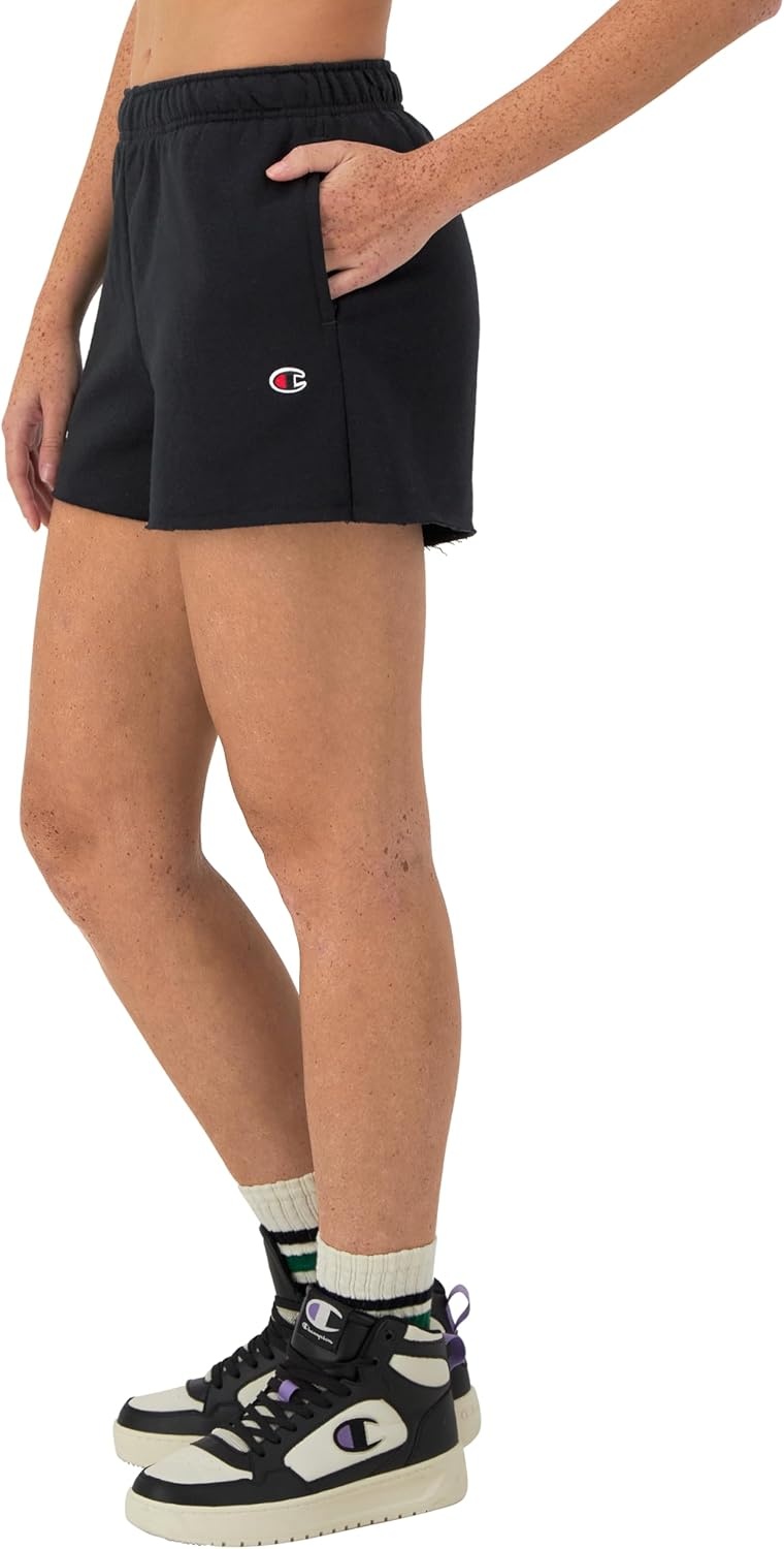 image:imageChampion Womens Shorts Fleece Comfortable Fleece Shorts for Women 3Black