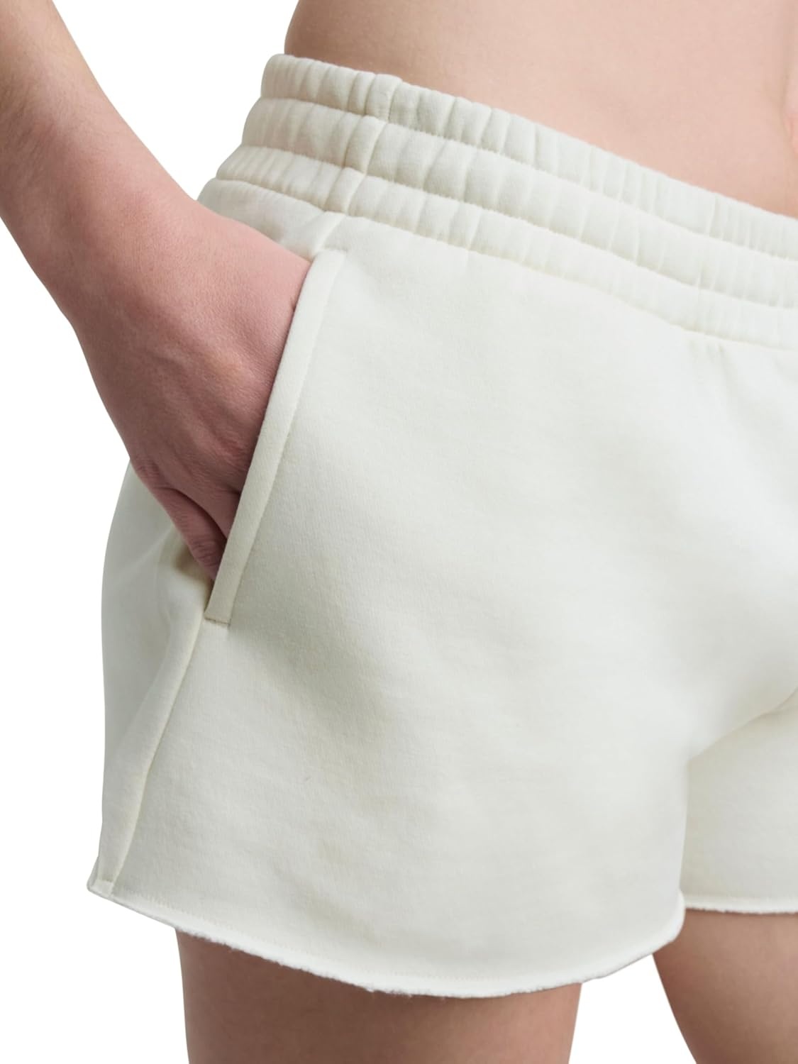 image:imageChampion Womens Shorts Fleece Comfortable Fleece Shorts for Women 3Unbleached Cotton