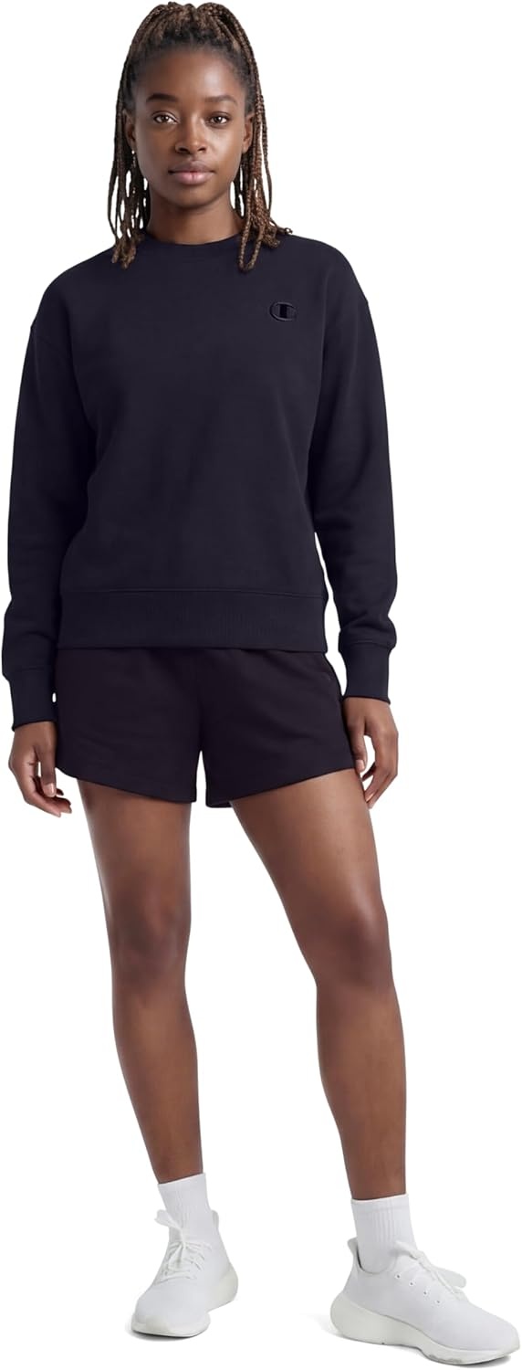image:imageChampion Womens Shorts Jersey Shorts Soft Lightweight Comfortable Shorts for Women 5 Plus Size AvailableBlack