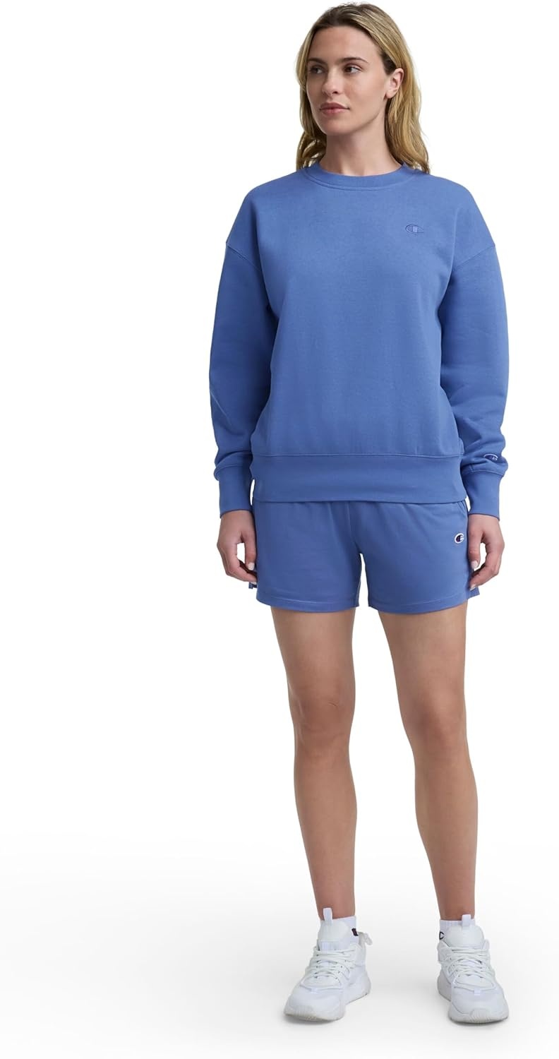 image:imageChampion Womens Shorts Jersey Shorts Soft Lightweight Comfortable Shorts for Women 5 Plus Size AvailableCoastal Fjord