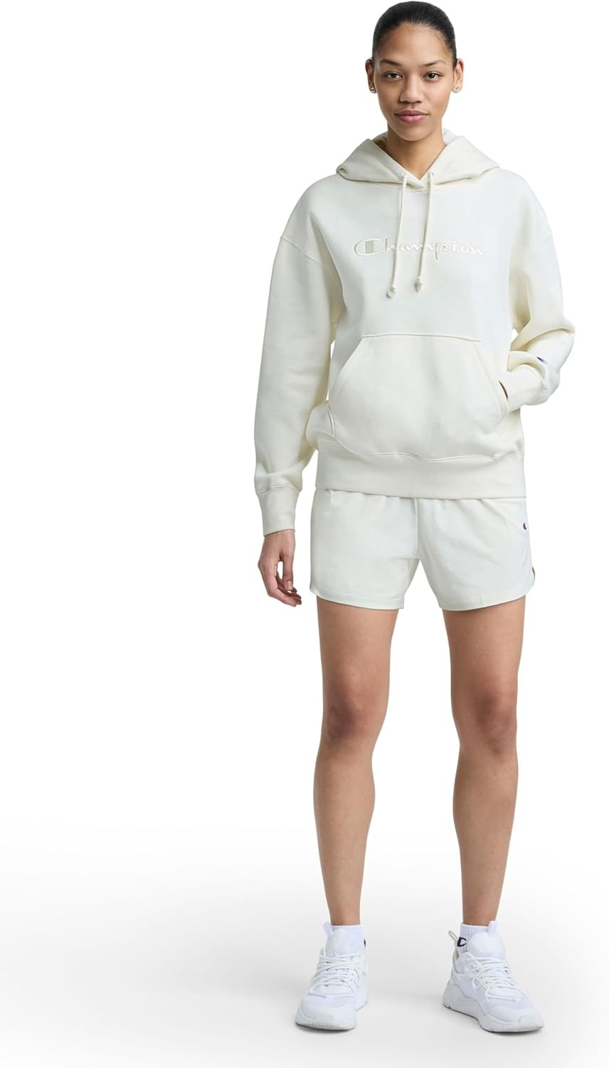 image:imageChampion Womens Shorts Jersey Shorts Soft Lightweight Comfortable Shorts for Women 5 Plus Size AvailableUnbleached Cotton