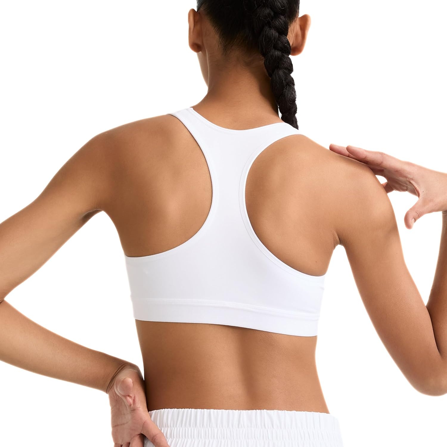 image:imageChampion Womens Sports Bra HighImpact Compression MoistureWicking FabricWhite