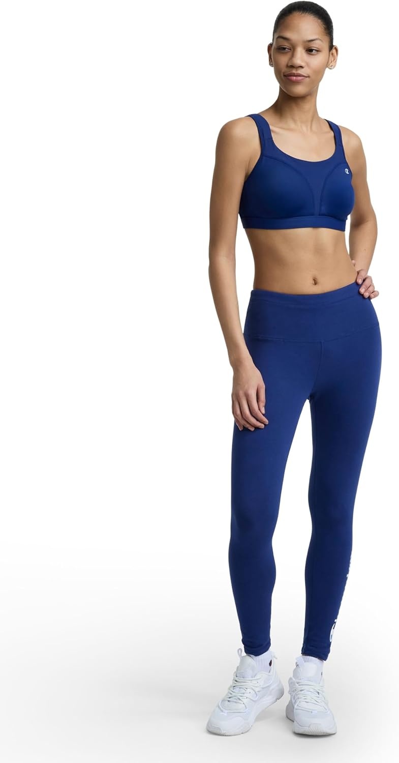 image:imageChampion Womens Sports Bra HighImpact Maximum Support Breathable MoistureWicking FabricBlue Depths