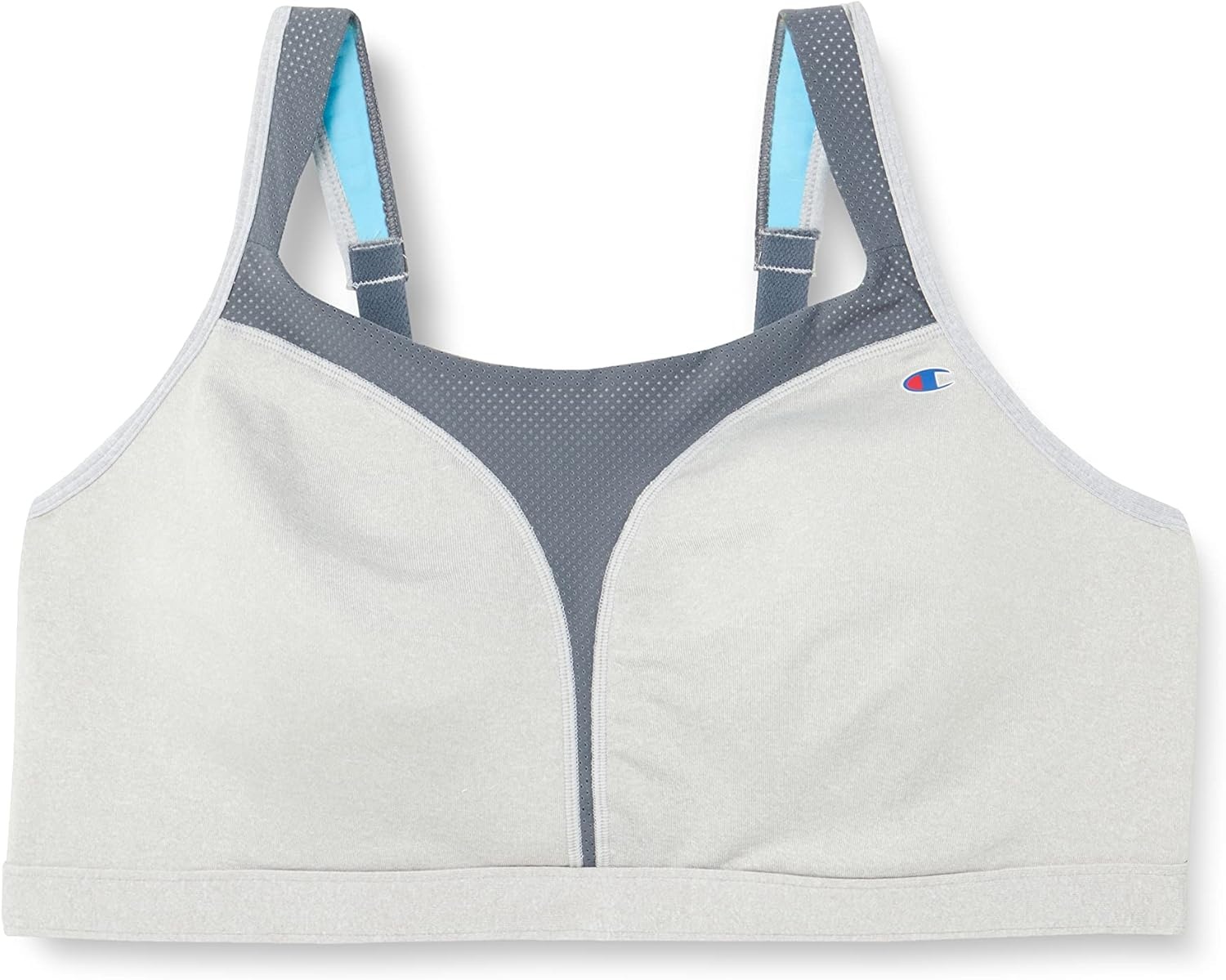 image:imageChampion Womens Sports Bra HighImpact Maximum Support Breathable MoistureWicking FabricOxford HeatherMedium Grey
