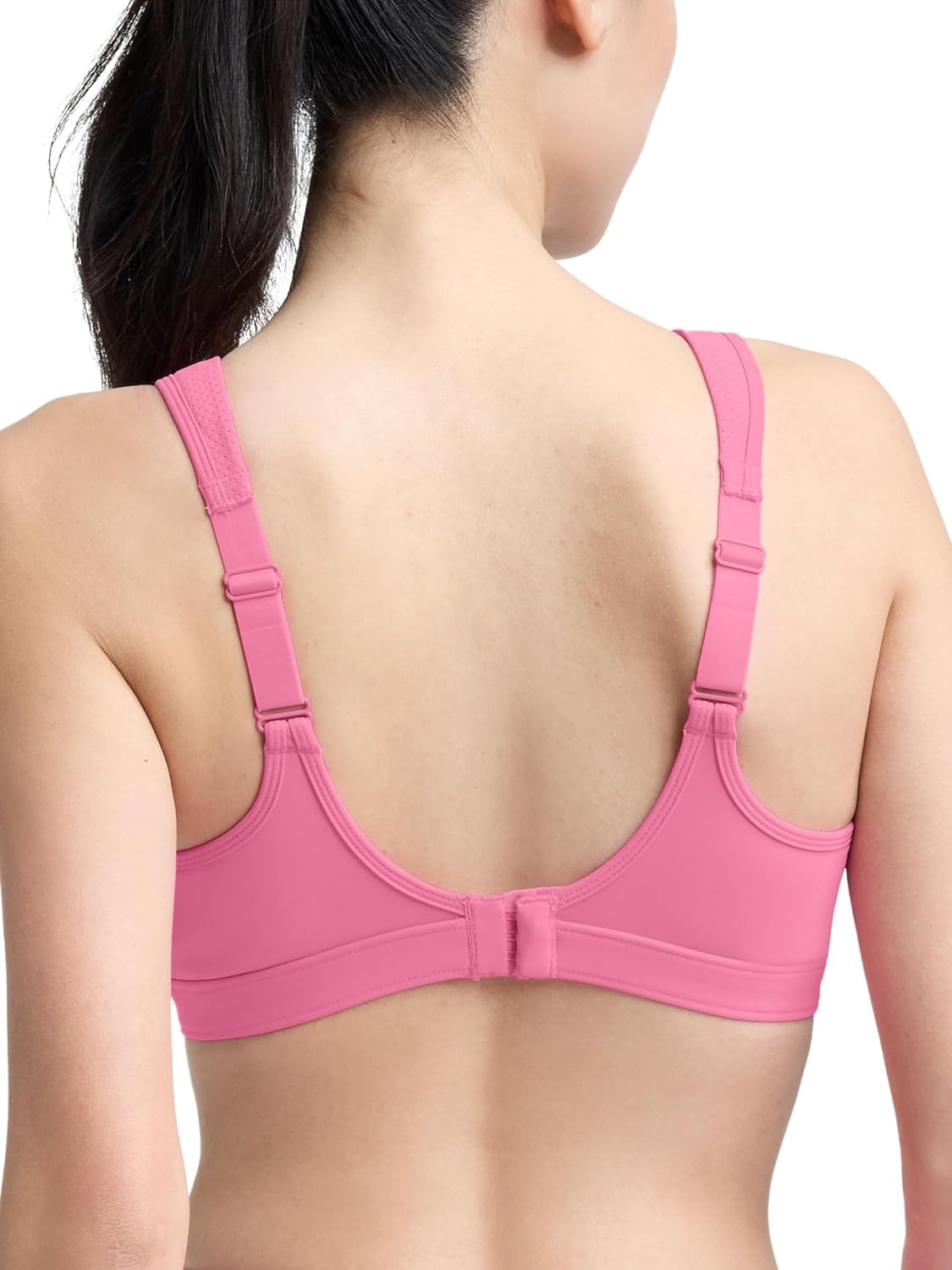 image:imageChampion Womens Sports Bra HighImpact Maximum Support Breathable MoistureWicking FabricPink Cosmos