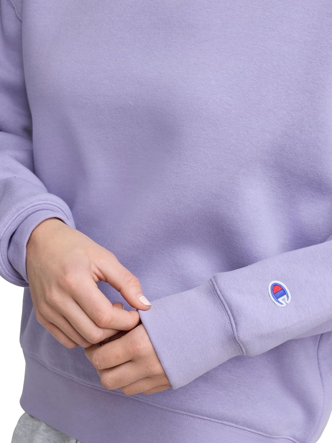 image:imageChampion Womens Sweatshirt Fleece Crewneck Sweatshirt Warm Sweatshirt for Women Plus Size AvailableDaybreak Tonal Script Logo
