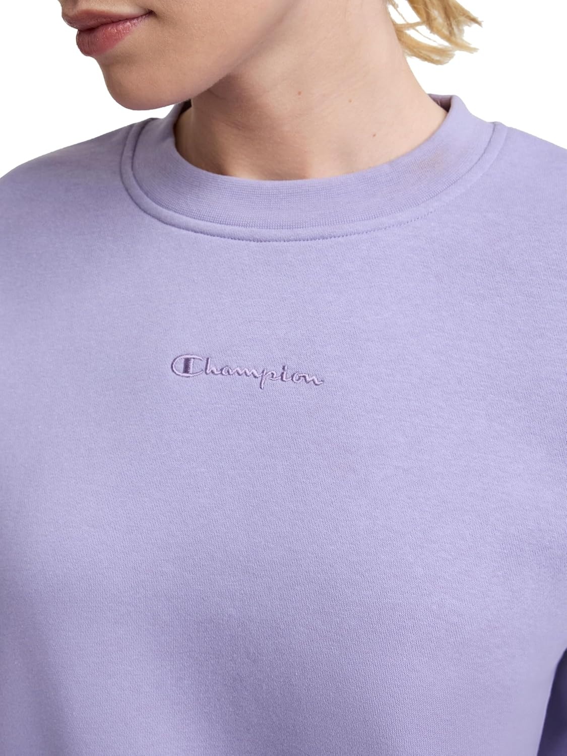 image:imageChampion Womens Sweatshirt Fleece Crewneck Sweatshirt Warm Sweatshirt for Women Plus Size AvailableDaybreak Tonal Script Logo