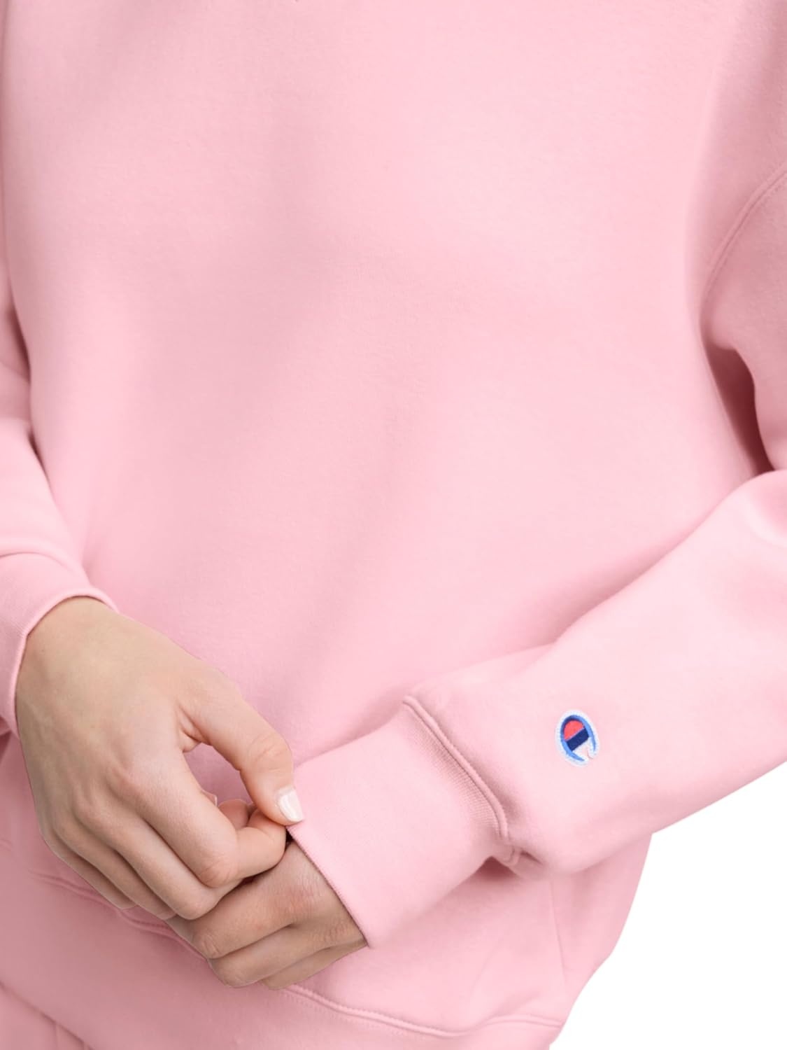 image:imageChampion Womens Sweatshirt Fleece Crewneck Sweatshirt Warm Sweatshirt for Women Plus Size AvailableRose Shadow Tonal Script Logo