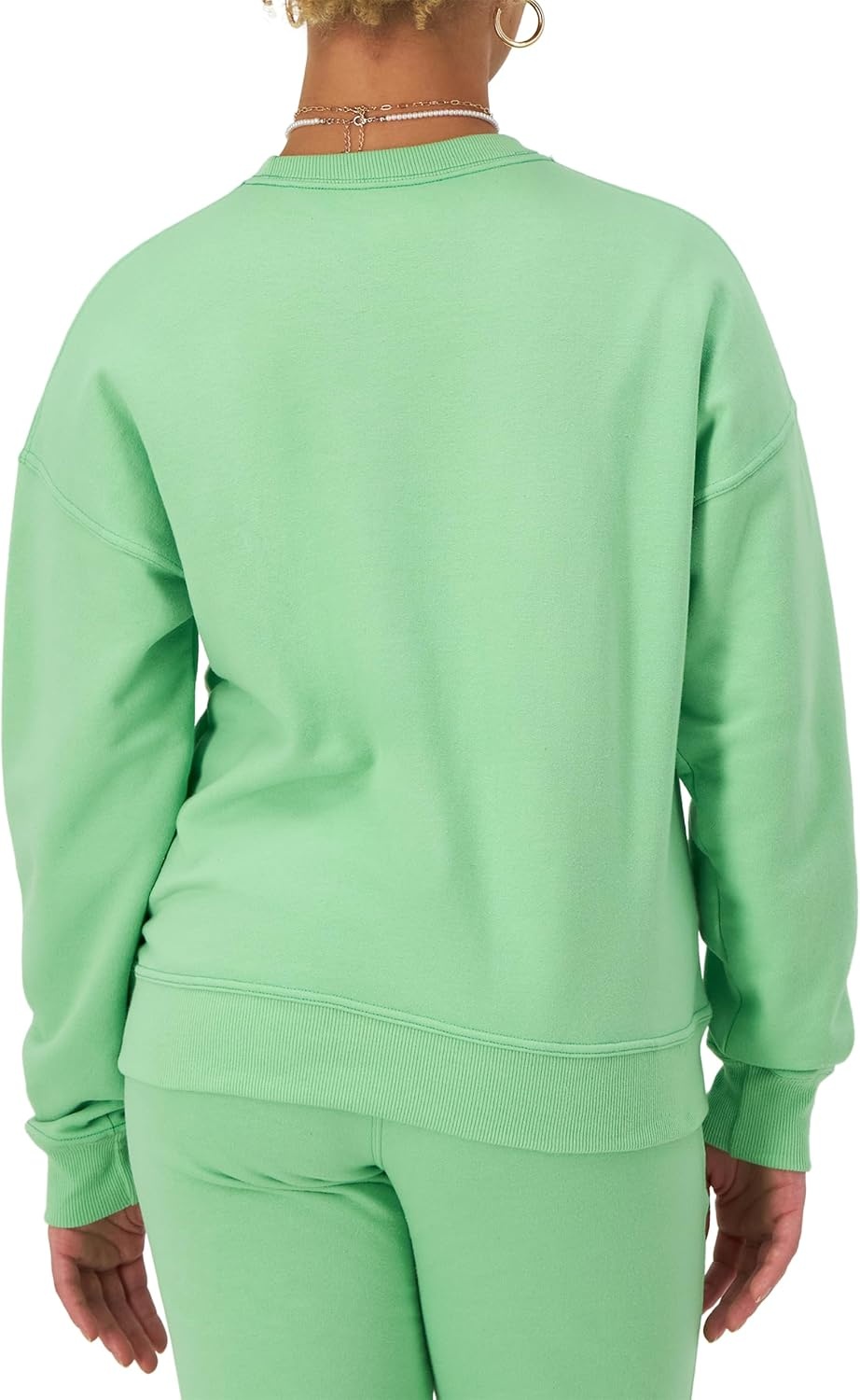 image:imageChampion Womens Sweatshirt Fleece Crewneck Sweatshirt Warm Sweatshirt for Women Plus Size AvailableSpring Green Champion Athletic Club