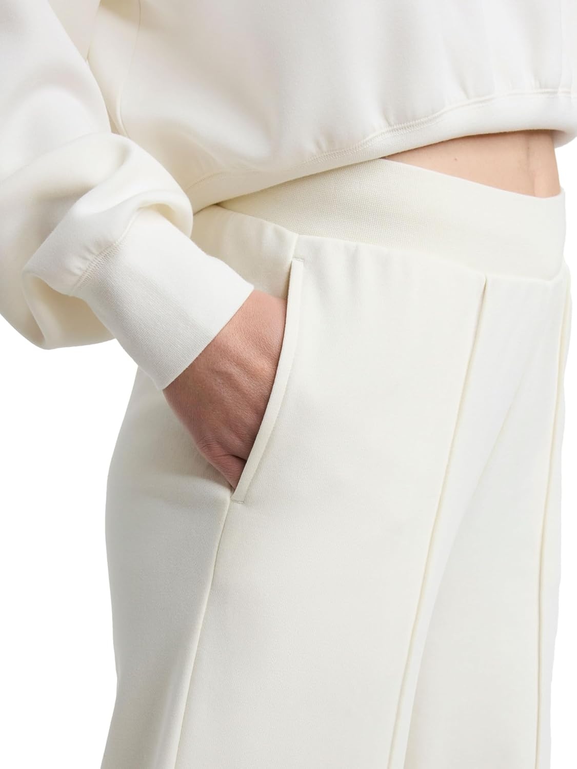 image:imageChampion Womens Tackle Open Bottom Pant Standard Fit French TerryUnbleached Cotton