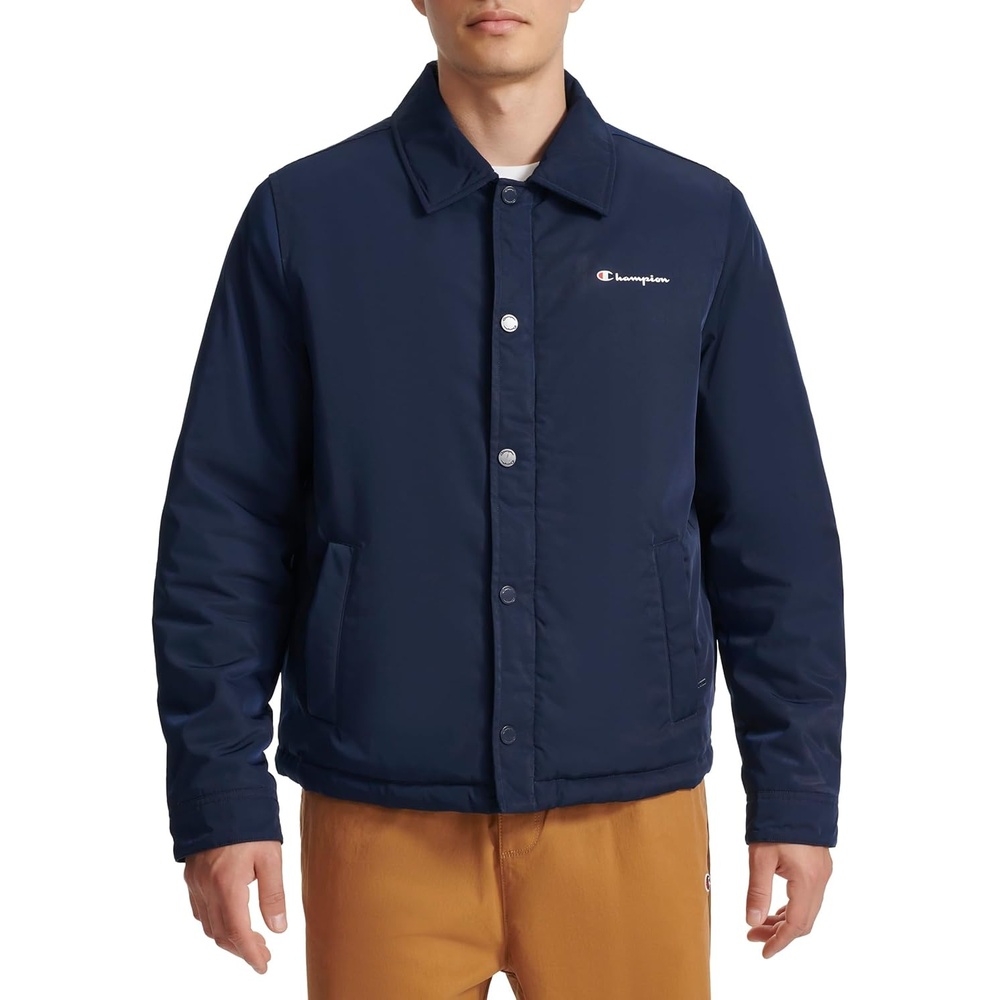 image:imageChampion Mens Active Waterresistant Coaches JacketPeacoat