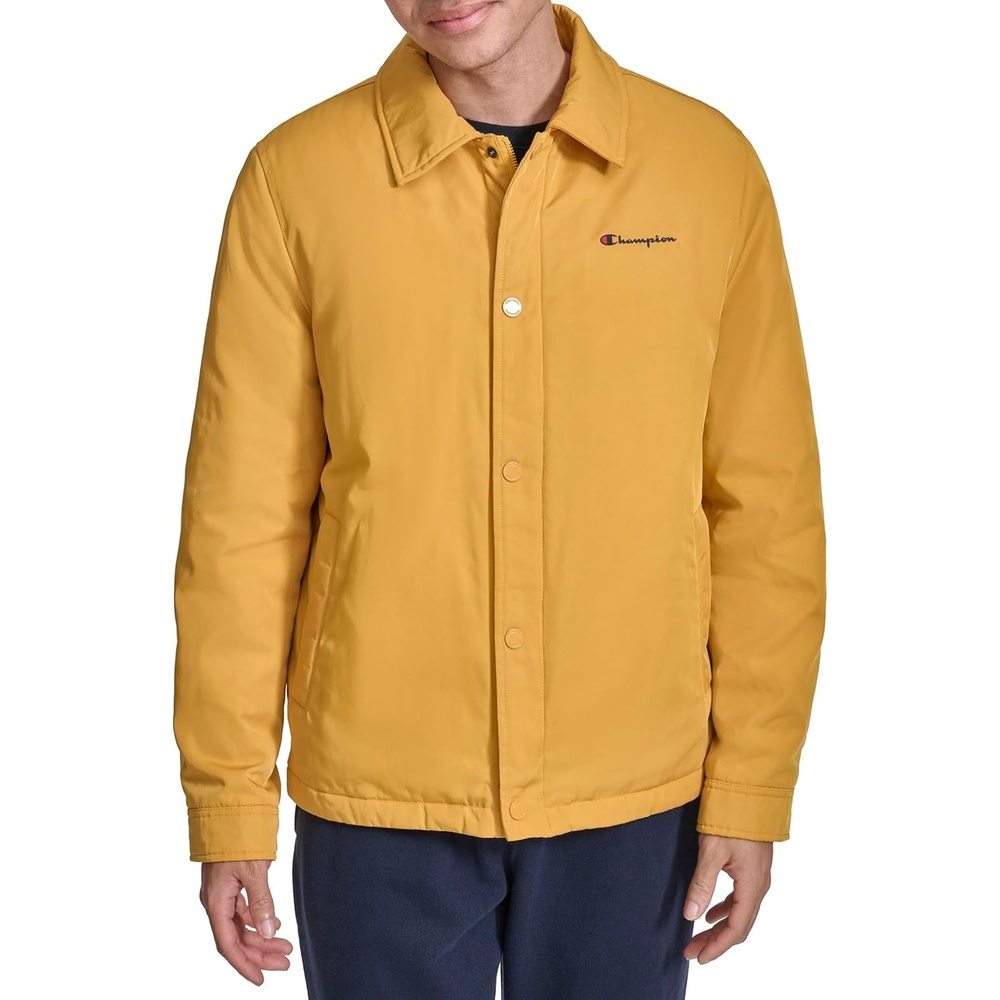 image:imageChampion Mens Active Waterresistant Coaches JacketSunflower