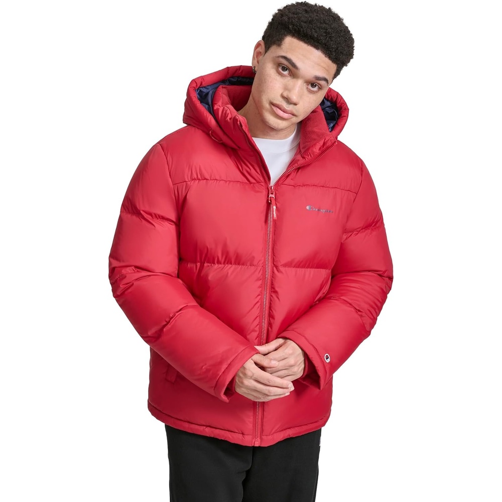 image:imageChampion Mens Heavy Weight Puffer With Adjustable HoodChili Pepper
