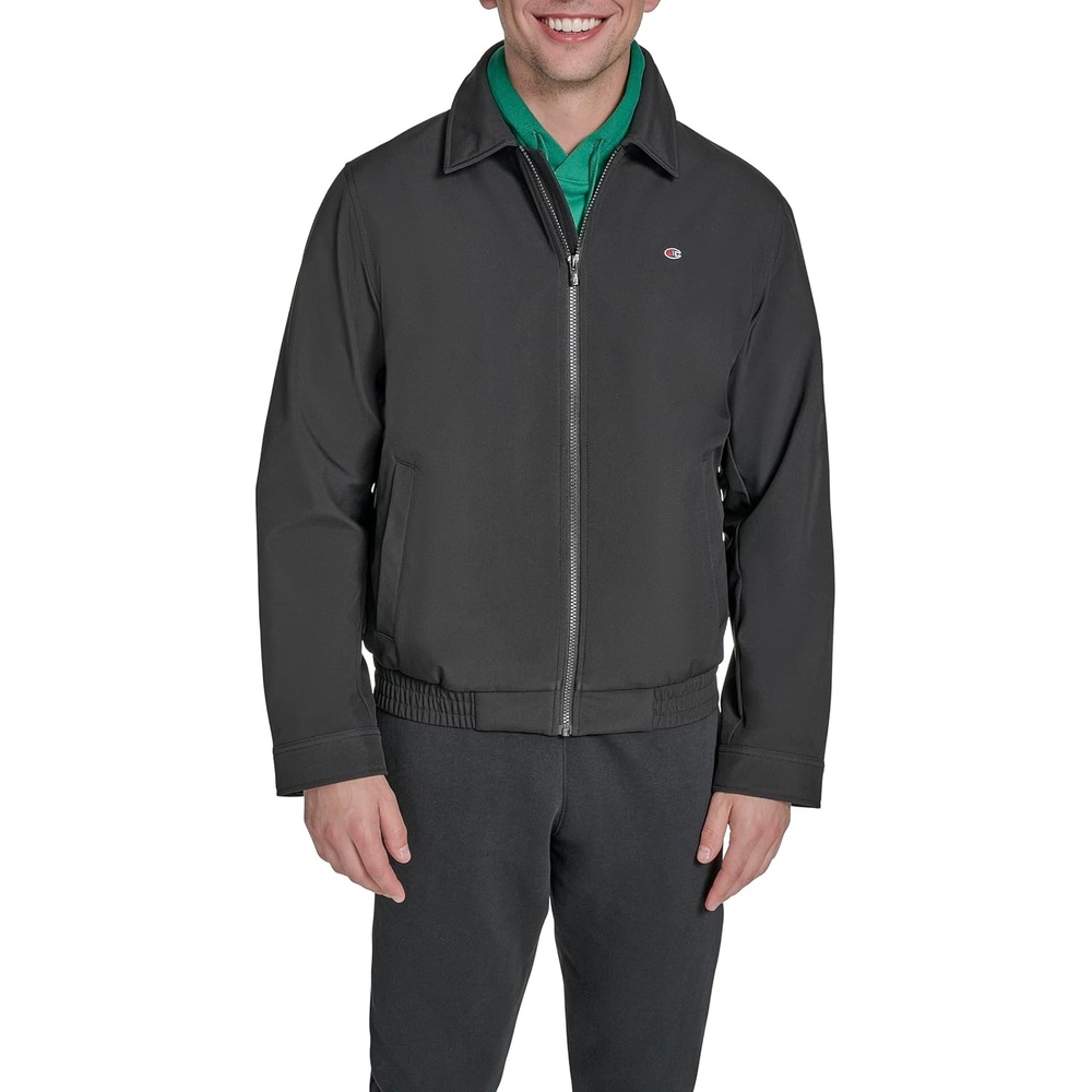 image:imageChampion Mens Lightweight Laydown Collar JacketBlack