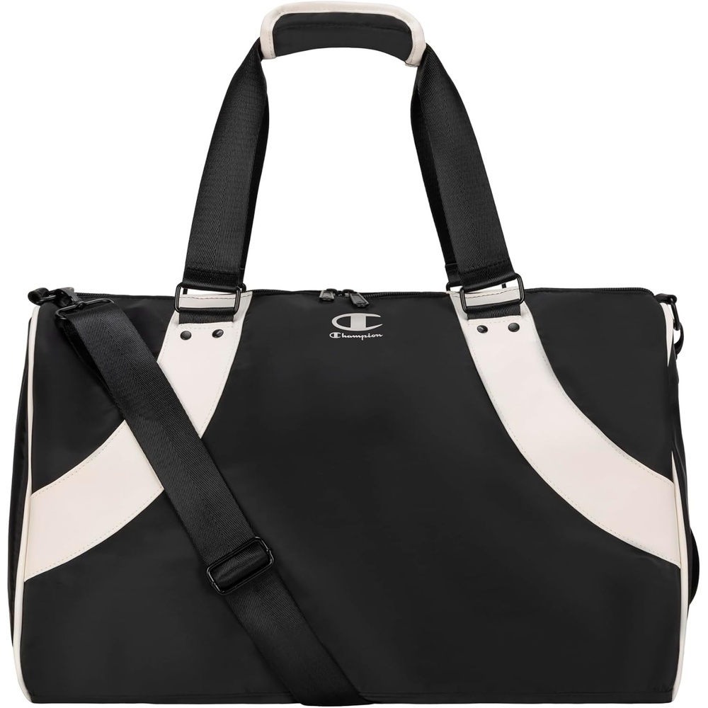image:imageChampion Oracle Duffel Bag With Removable Adjustable Strap Carry Handle for Gym Travel WeekenderBlack