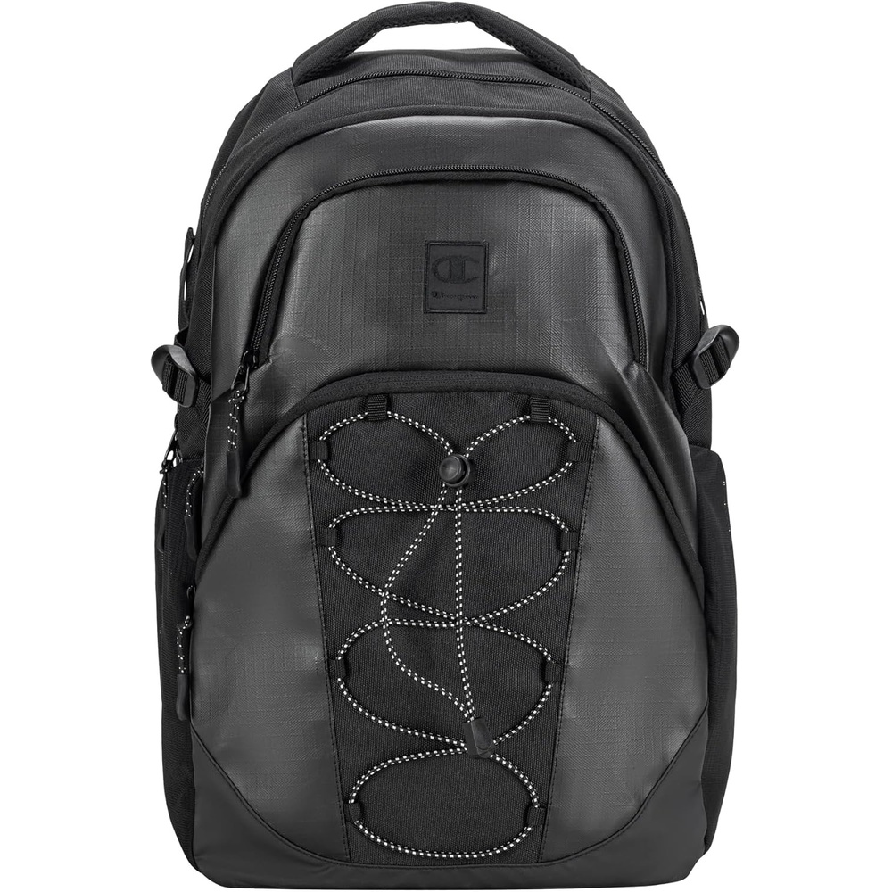 image:imageChampion Summit Backpack with Padded Straps Sternum Strap Waist Strap Laptop Compartment for Travel Outdoor Commute Autumn Beige One SizeBlack