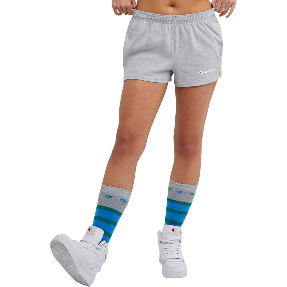 image:imageChampion Womens 35 Practice Short Retired ColorsOxford Gray Small Script