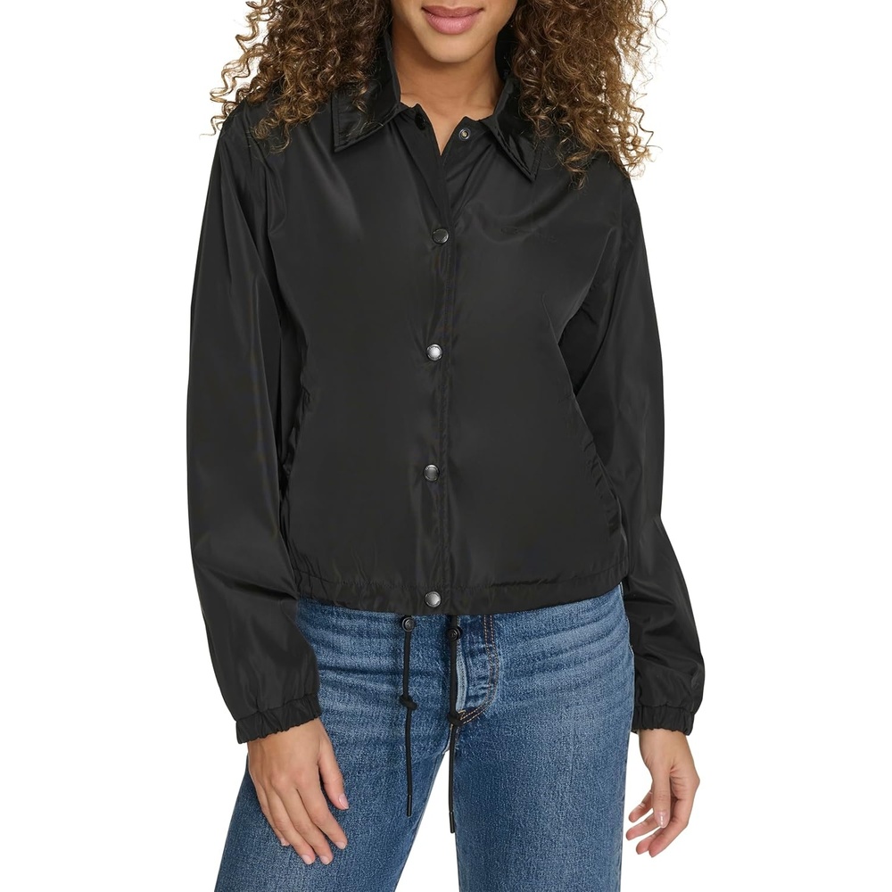 image:imageChampion Womens Cropped Coached JacketBlack