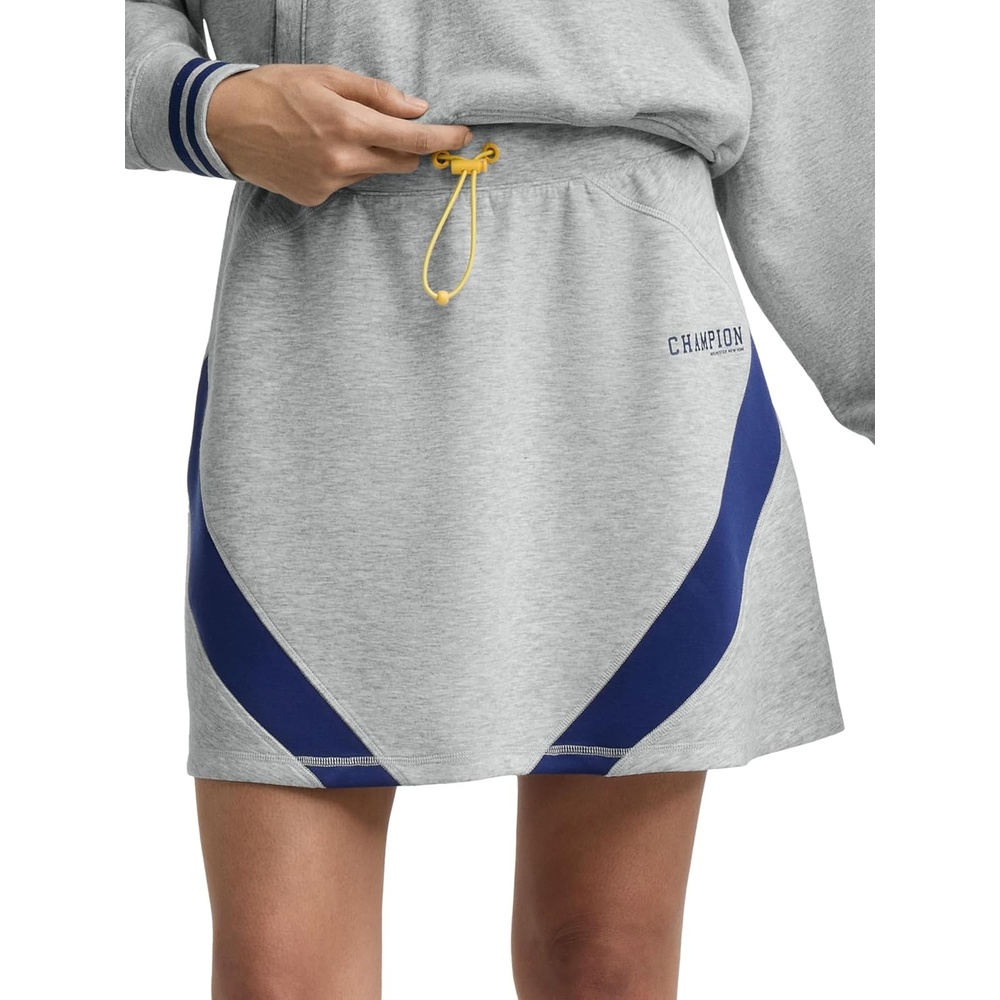 image:imageChampion Womens Endzone 16 Color Block Skirt Standard FitOxford Gray Heather