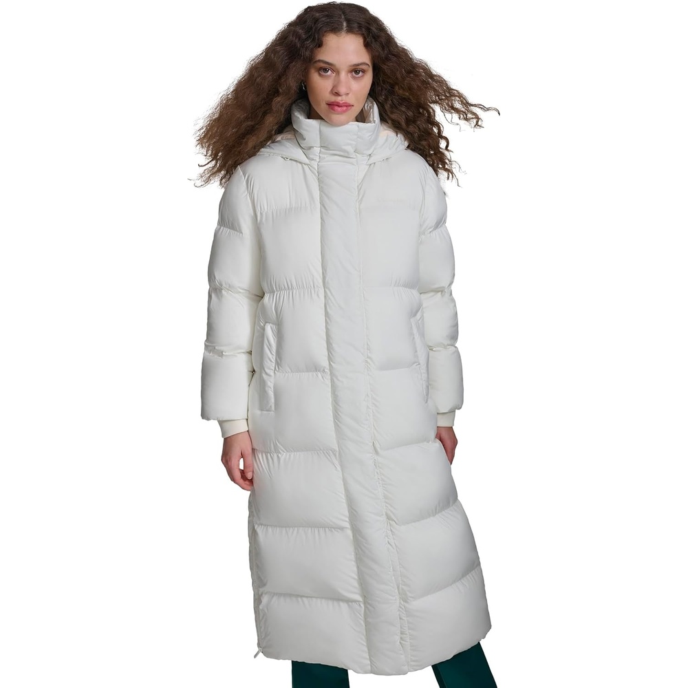 image:imageChampion Womens Extra Long Quilted Puffer Jacket With HoodMarshmallow