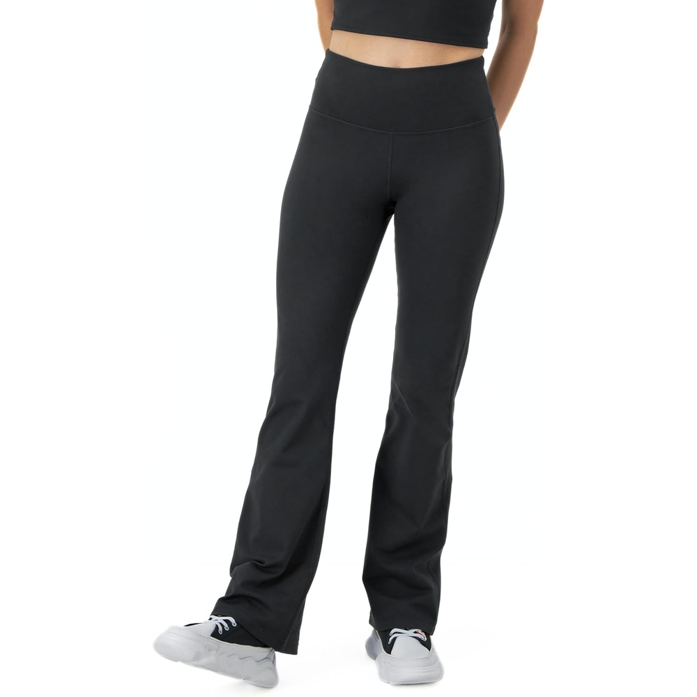 image:imageChampion Womens Flare Leggings Soft Touch Moisture Wicking Flared Pants for Women 315 Plus Size AvailableBlack