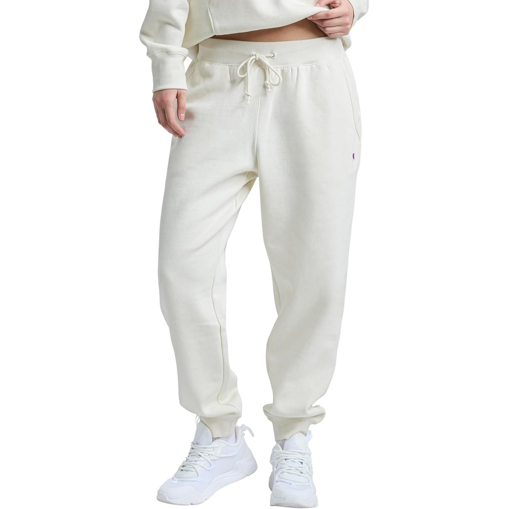 image:imageChampion Womens Joggers Fleece Joggers Comfortable Pants for Women 29 PlusUnbleached Cotton  C Logo