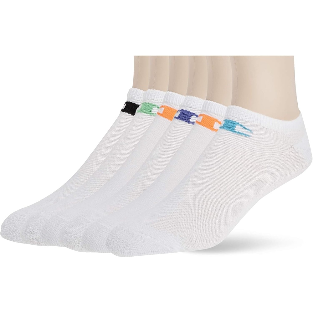 image:imageChampion Womens Low Cut Beathable MoistureWicking Athletic Socks 6PackWhite