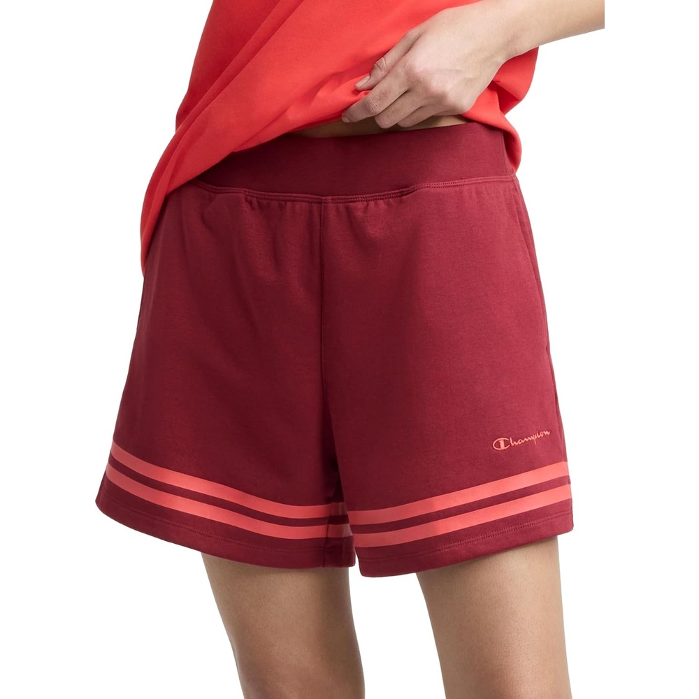 image:imageChampion Womens Pitcher 5 Athletic Short Standard Fit French TerryPomegranate