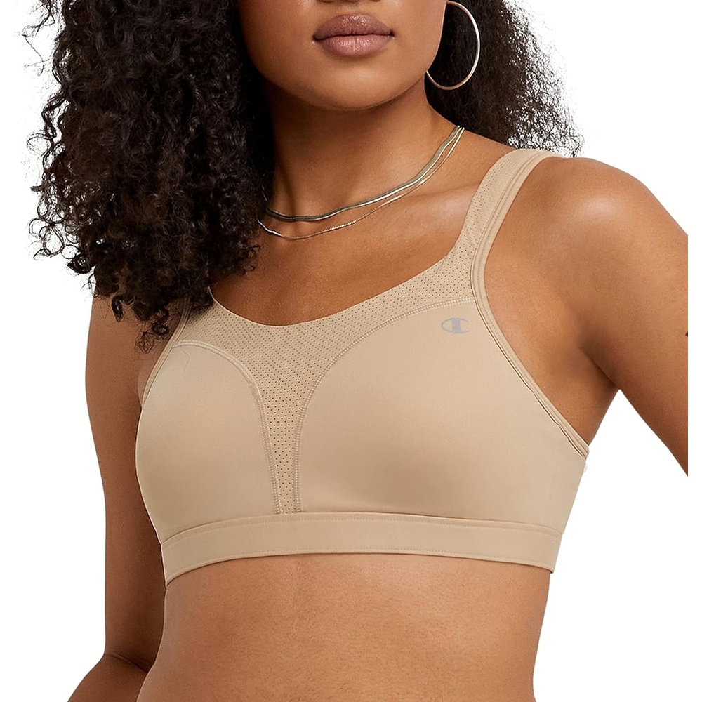 image:imageChampion Womens Sports Bra HighImpact Maximum Support Breathable MoistureWicking FabricNude