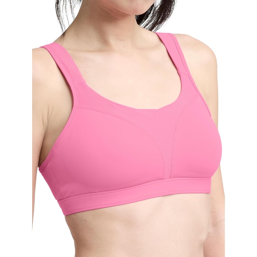 image:imageChampion Womens Sports Bra HighImpact Maximum Support Breathable MoistureWicking FabricPink Cosmos