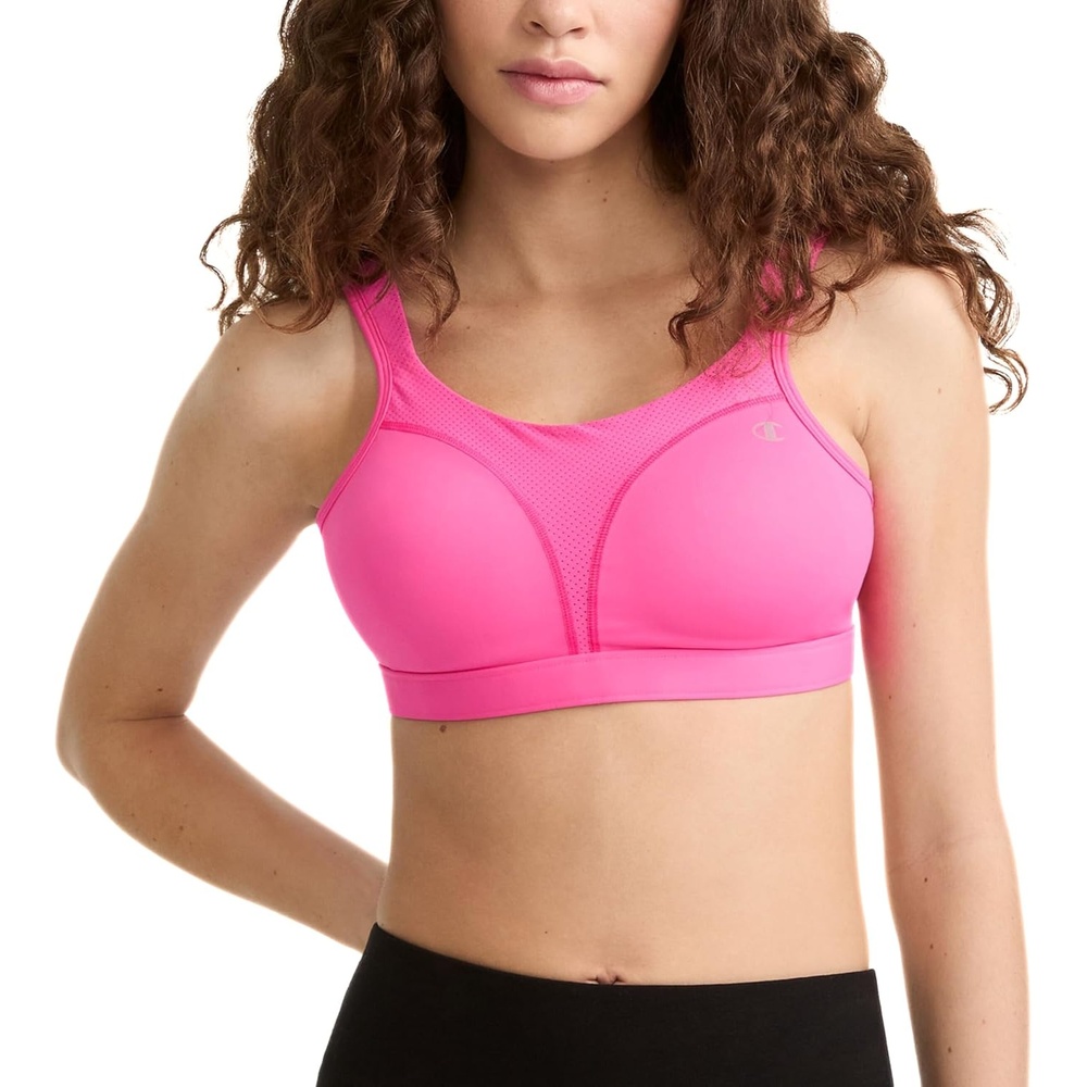 image:imageChampion Womens Sports Bra HighImpact Maximum Support Breathable MoistureWicking FabricPinksicle
