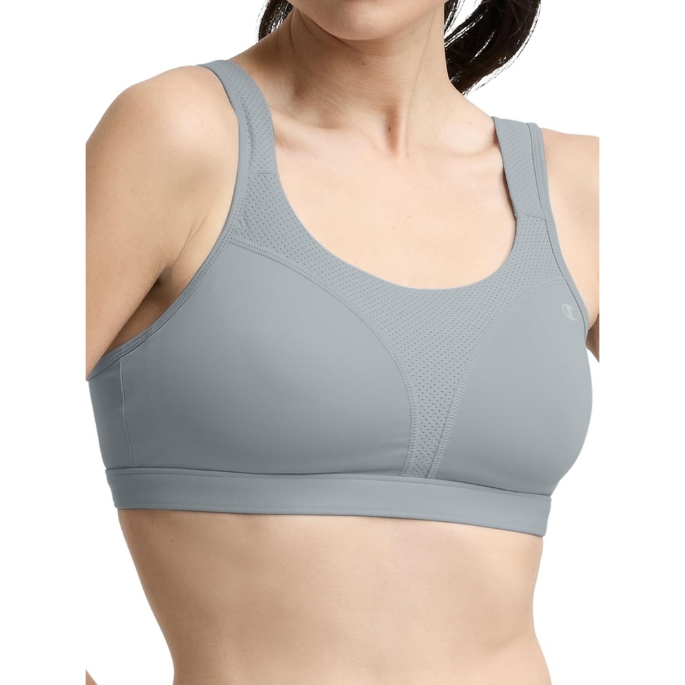 image:imageChampion Womens Sports Bra HighImpact Maximum Support Breathable MoistureWicking FabricQuarry