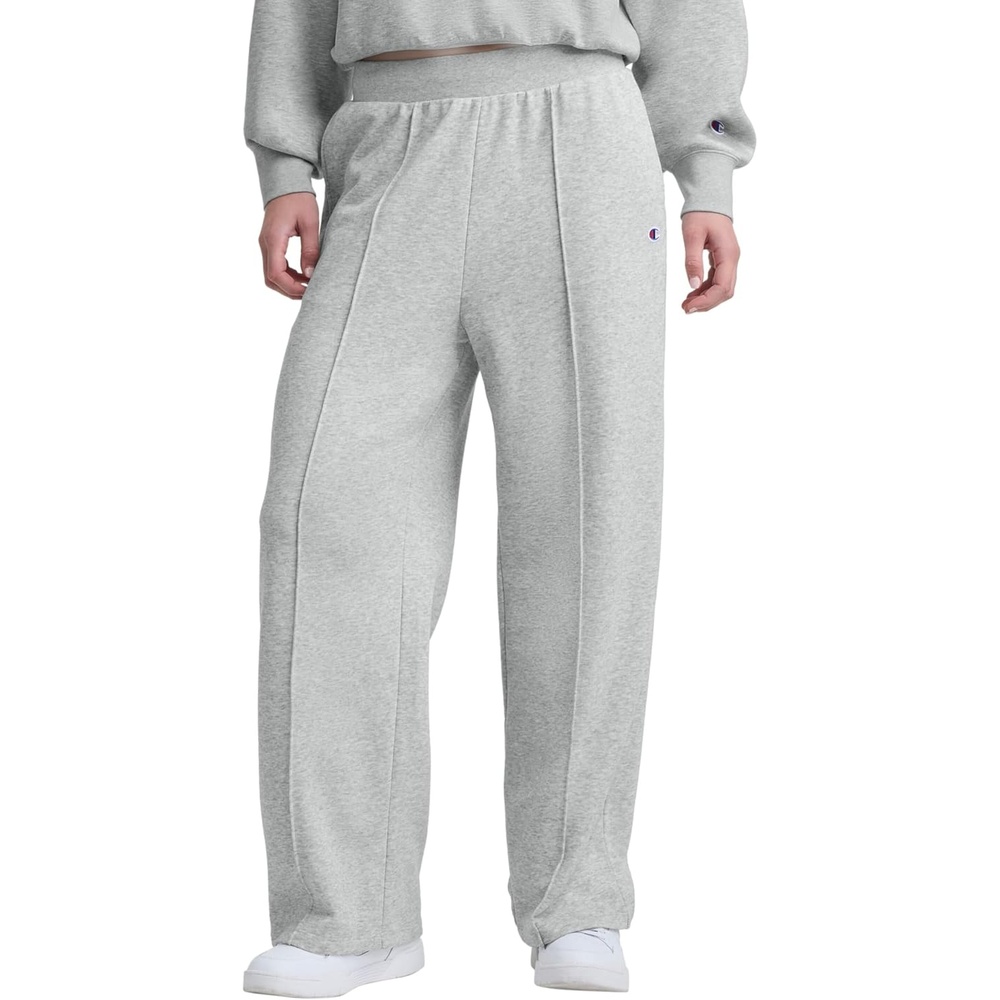 image:imageChampion Womens Tackle Open Bottom Pant Standard Fit French TerryOxford Gray Heather