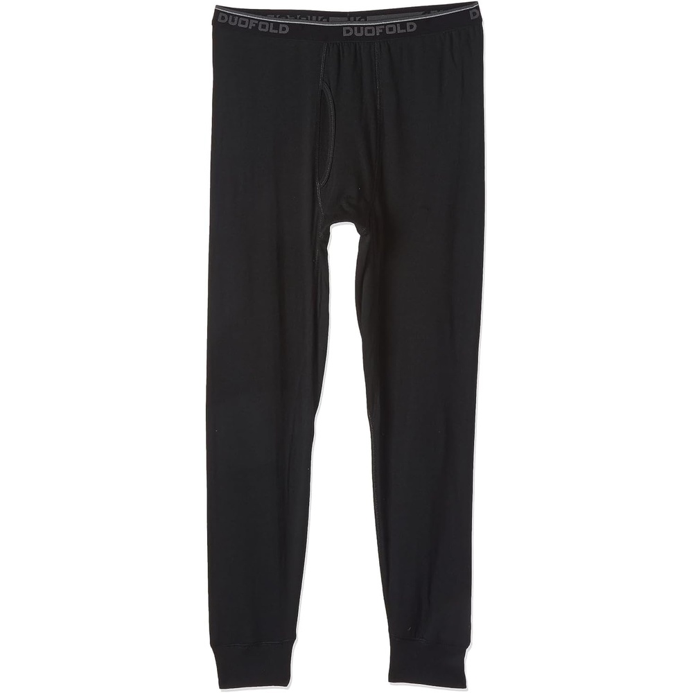 image:imageDuofold Mens Mid Weight Wicking Thermal PantBlack