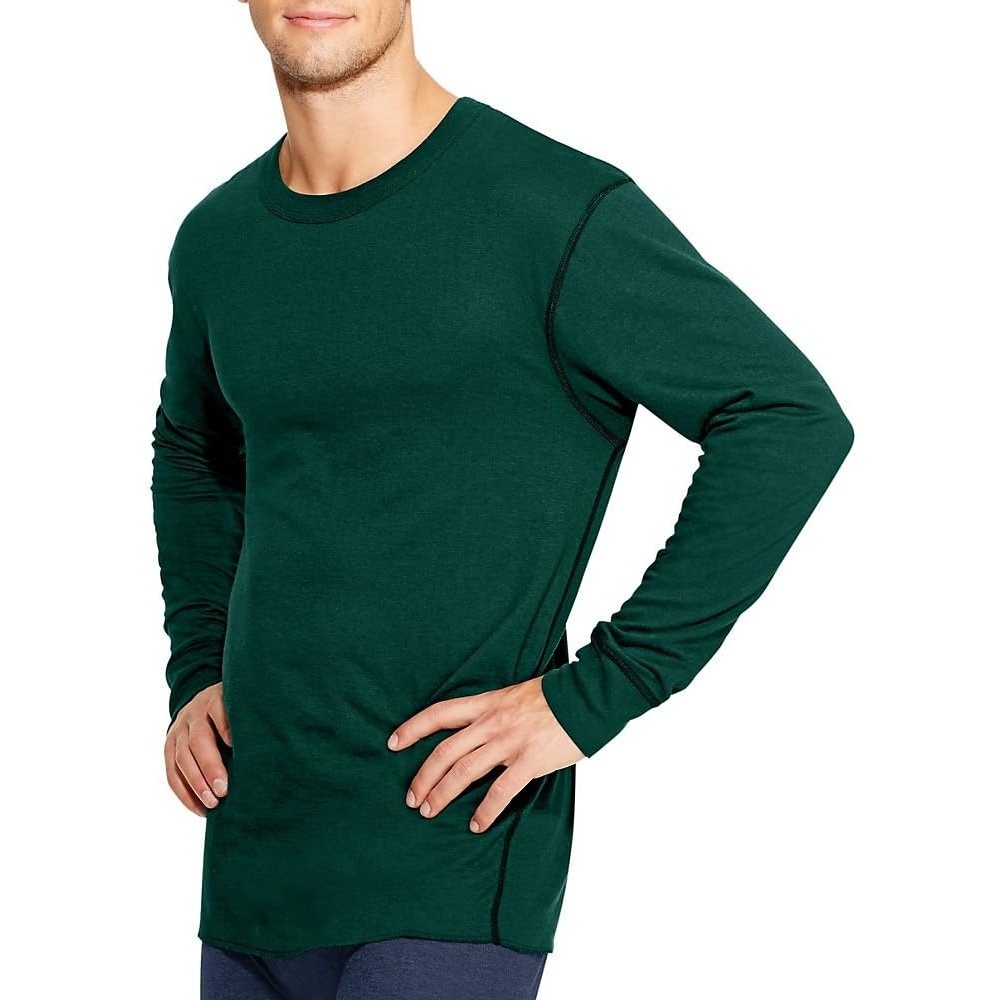 image:imageDuofold Mens Mid Weight Wicking Thermal ShirtForest Grove