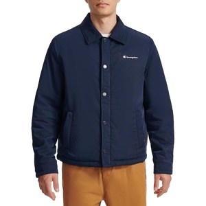 Champion Men’s Active Water-resistant Coaches Jacket(Peacoat)