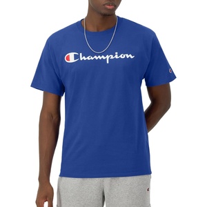 Champion Men’s Classic Script Graphic Short Sleeve T-Shirt, Standard Fit, Tonal Logo, Available in Regular and Big & Tall(Surf the Web – Classic Script Logo)