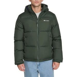 Champion Men’s Heavy Weight Puffer With Adjustable Hood(Pine)
